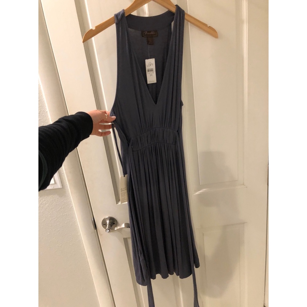 Ann Taylor LOFT casual grey dress
